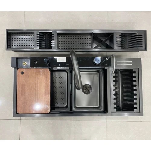 Multi-Functional Piano Key Waterfall Sink best