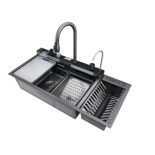 Multi-Funzjonali Piano Key Waterfall Sink